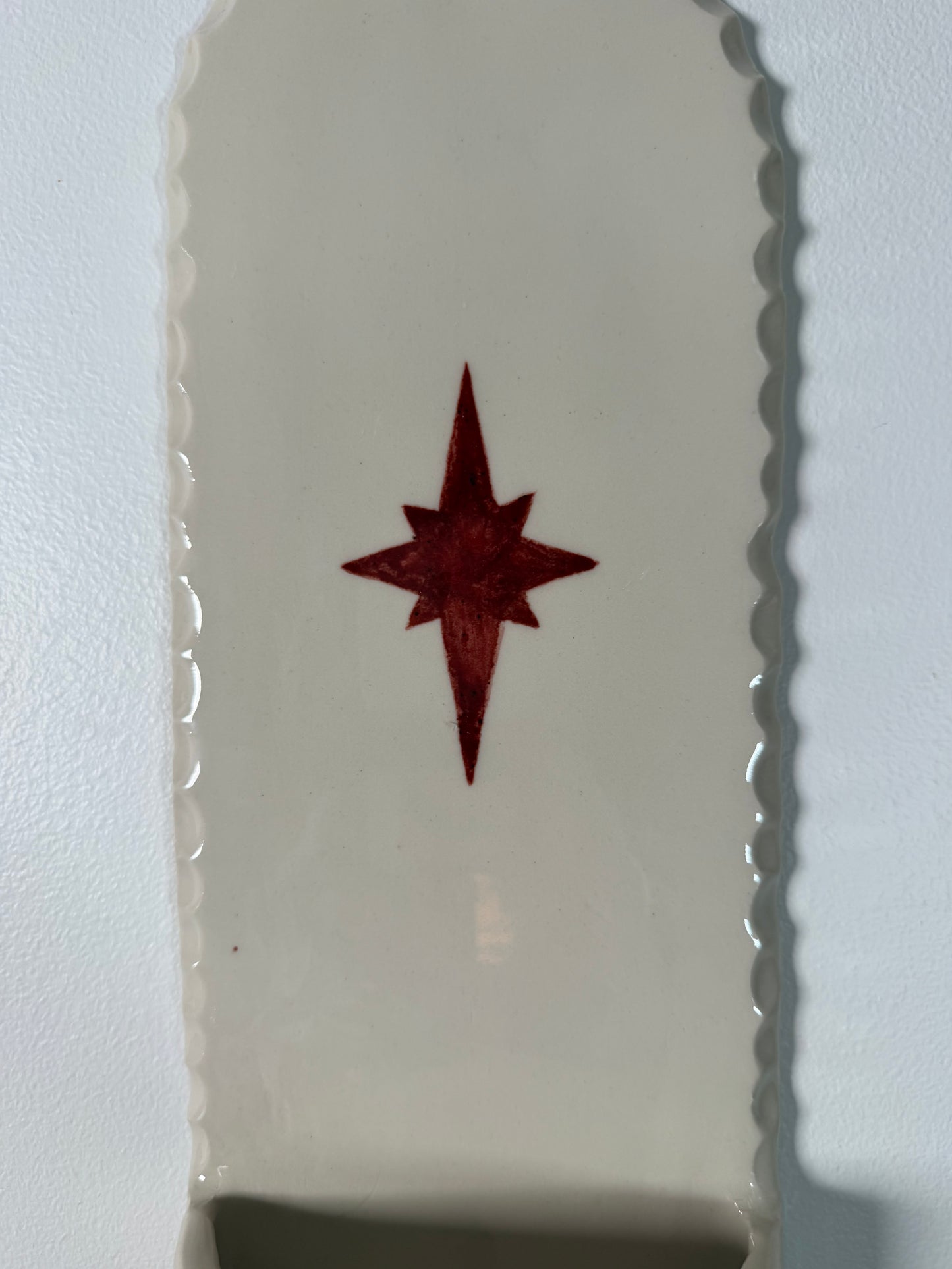 Sconce no. 3 Scalloped Cherry Star