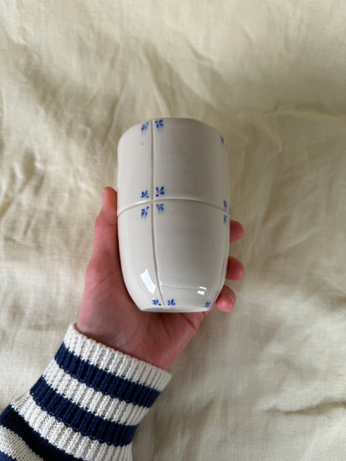 SECOND - Chunky Tile 'Delft' On the Go Cup