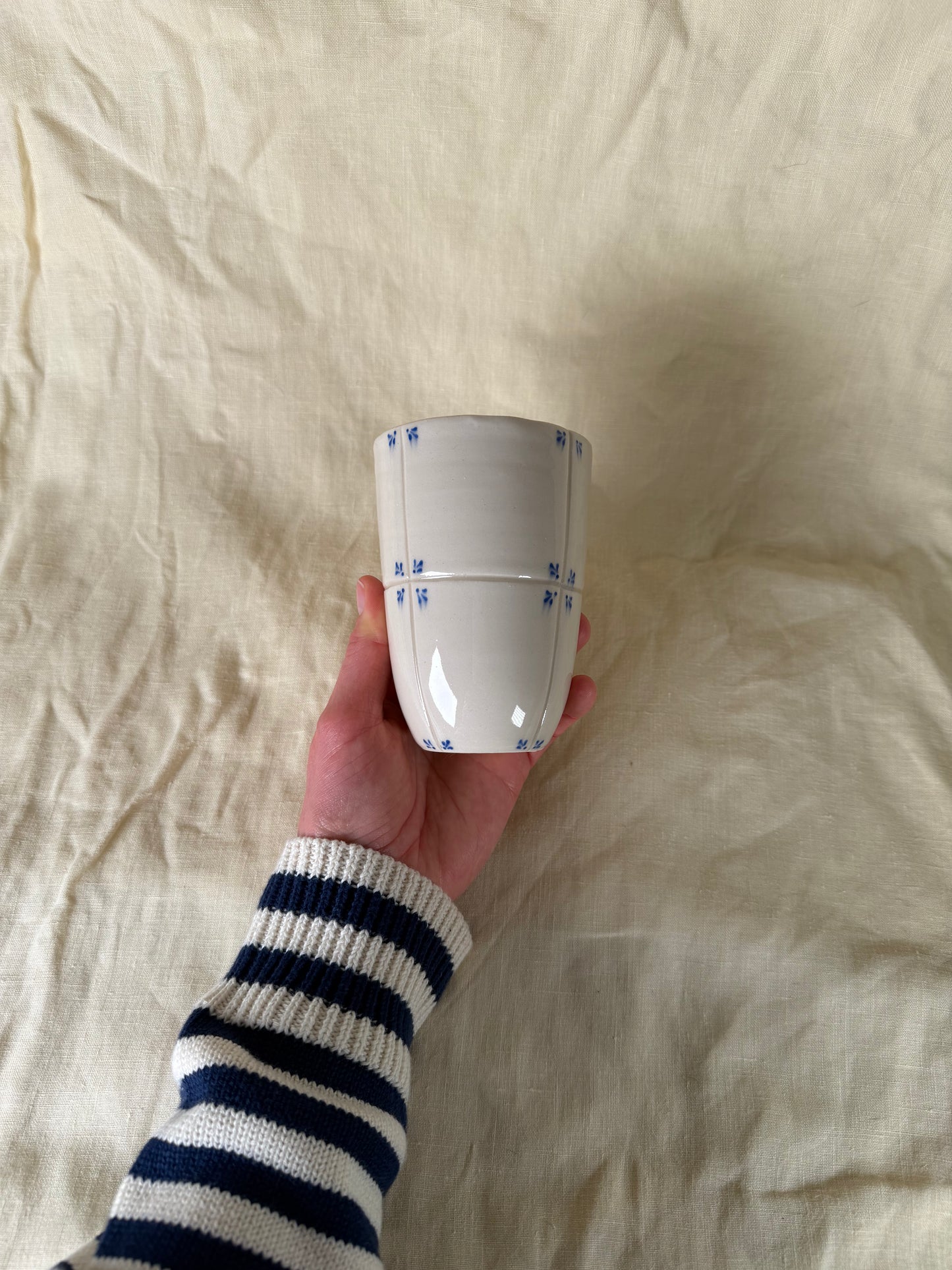 SECOND - Chunky Tile 'Delft' On the Go Cup