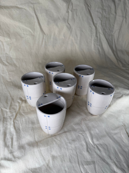 SECOND - Chunky Tile 'Delft' On the Go Cup