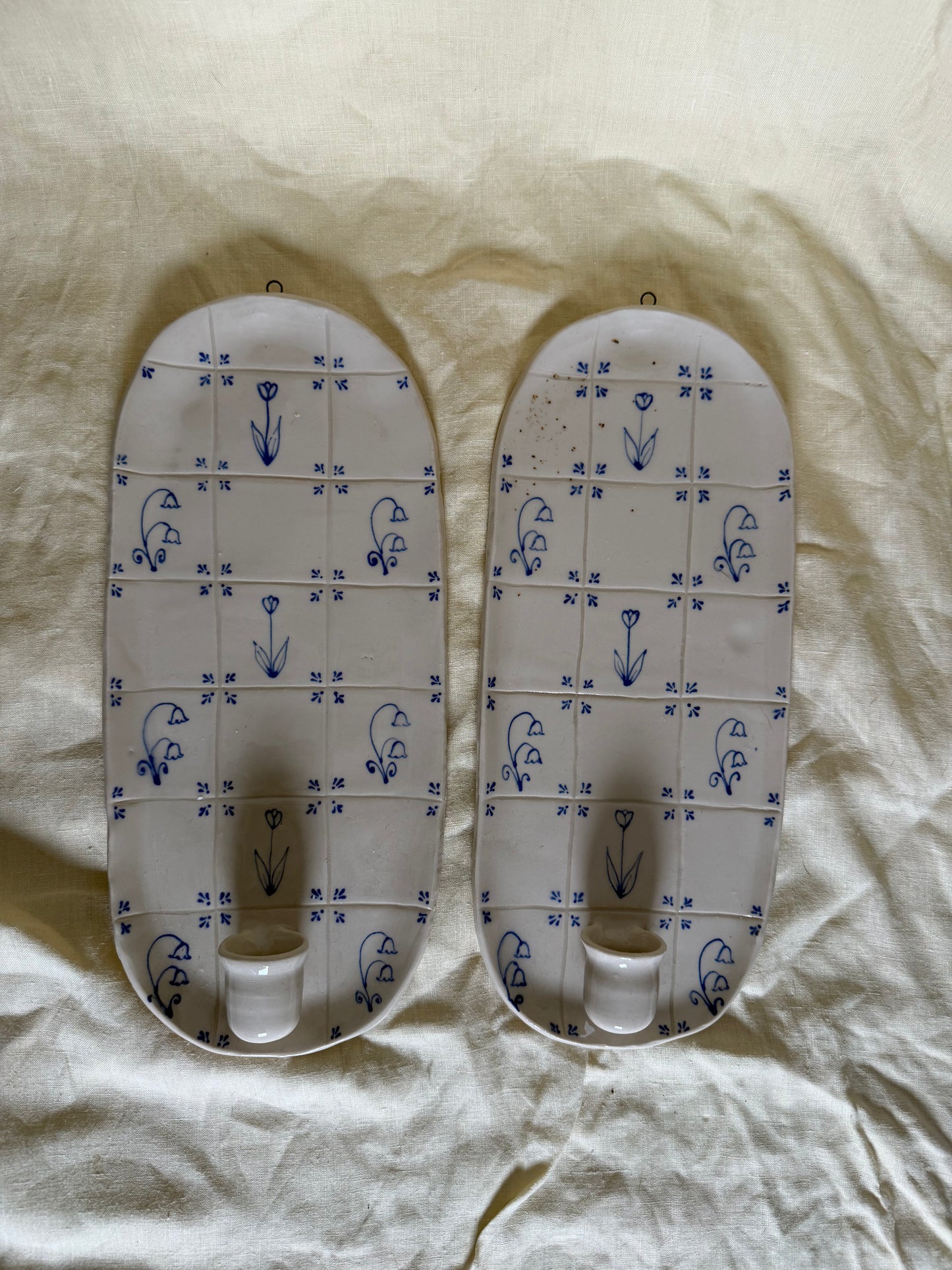 SECOND - Delft Candle Sconce (Original Style)