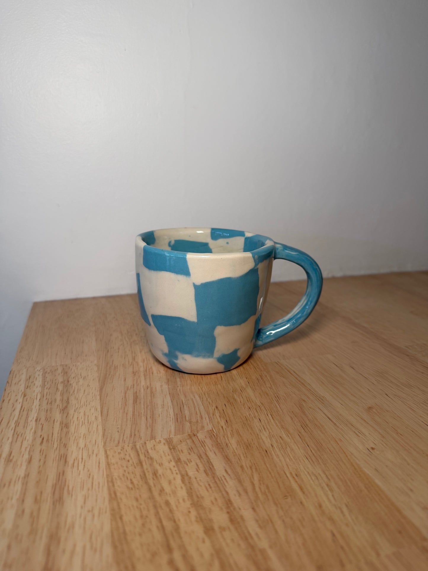 Nerikomi Blue and White Mug 01
