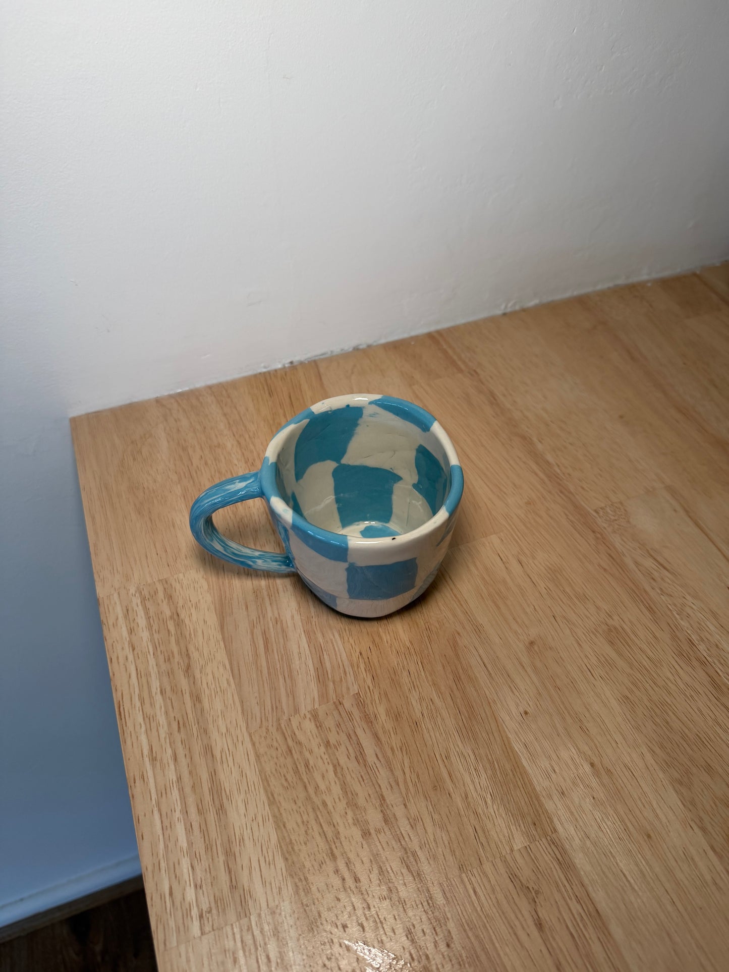 Nerikomi Blue and White Mug 01