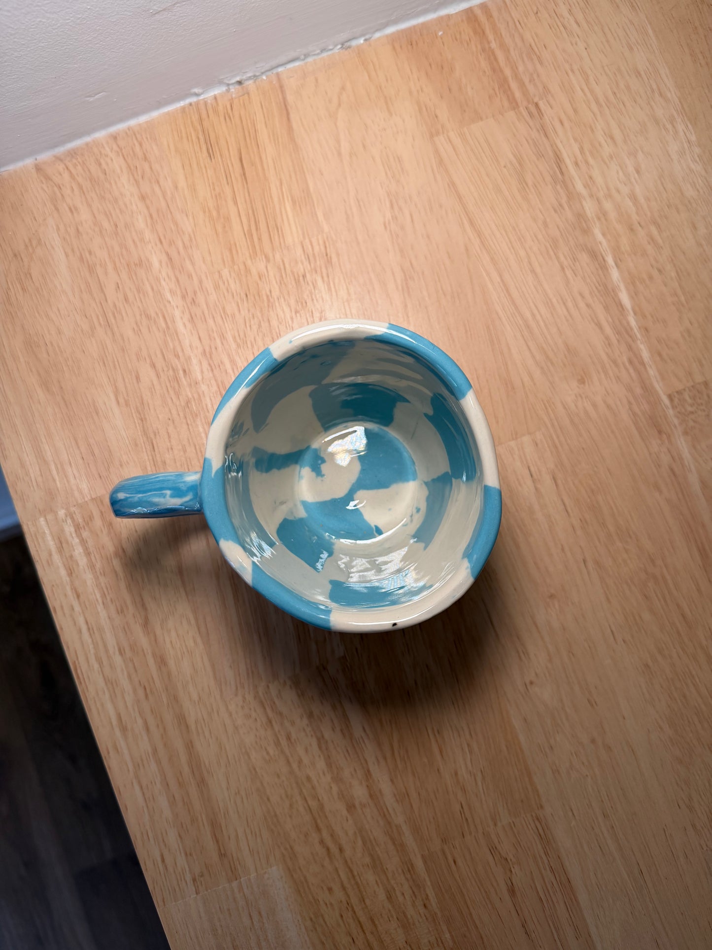 Nerikomi Blue and White Mug 01