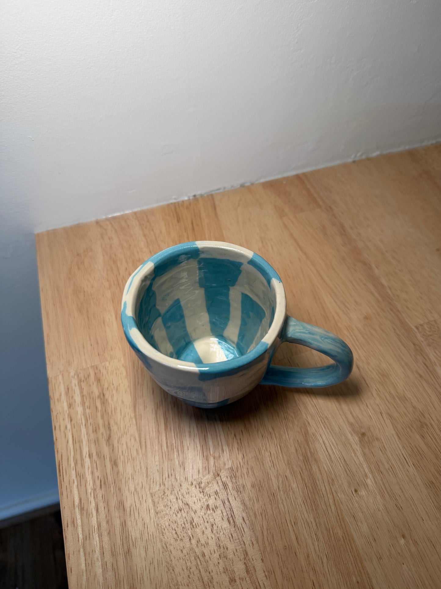 Nerikomi Blue and White Mug 02