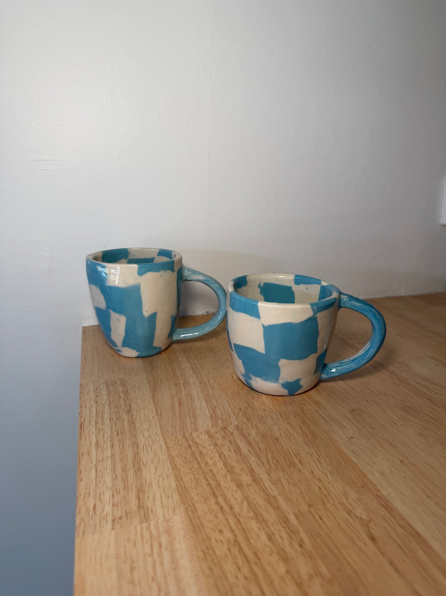 Nerikomi Blue and White Mug 02