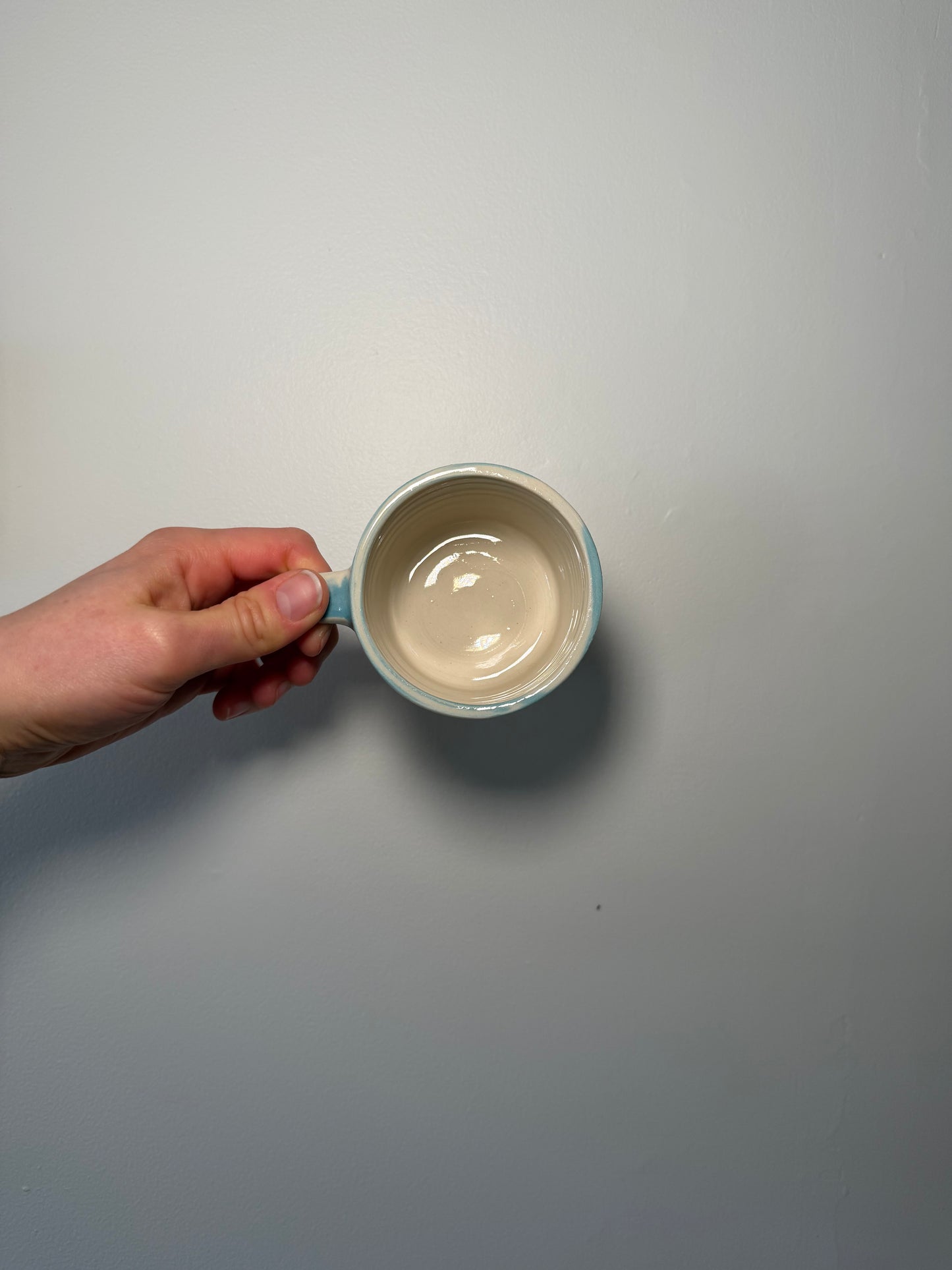 Blue and Cream Marble Mug Mini