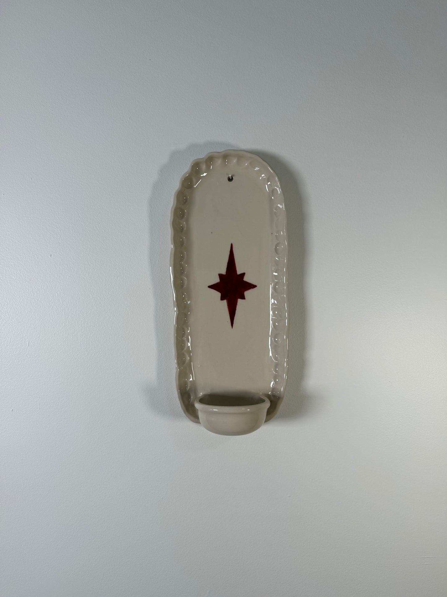 Sconce no. 2 Pinched Cherry Star