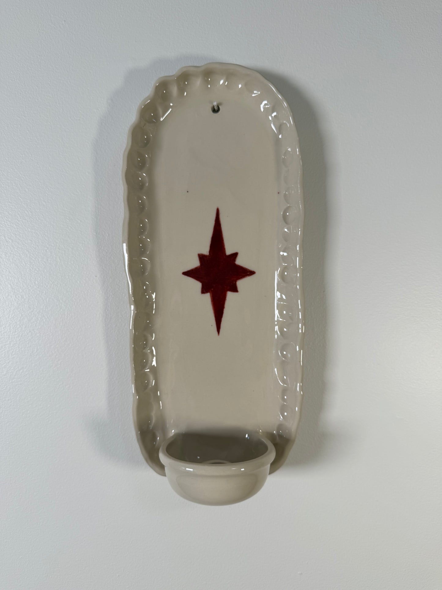 Sconce no. 2 Pinched Cherry Star