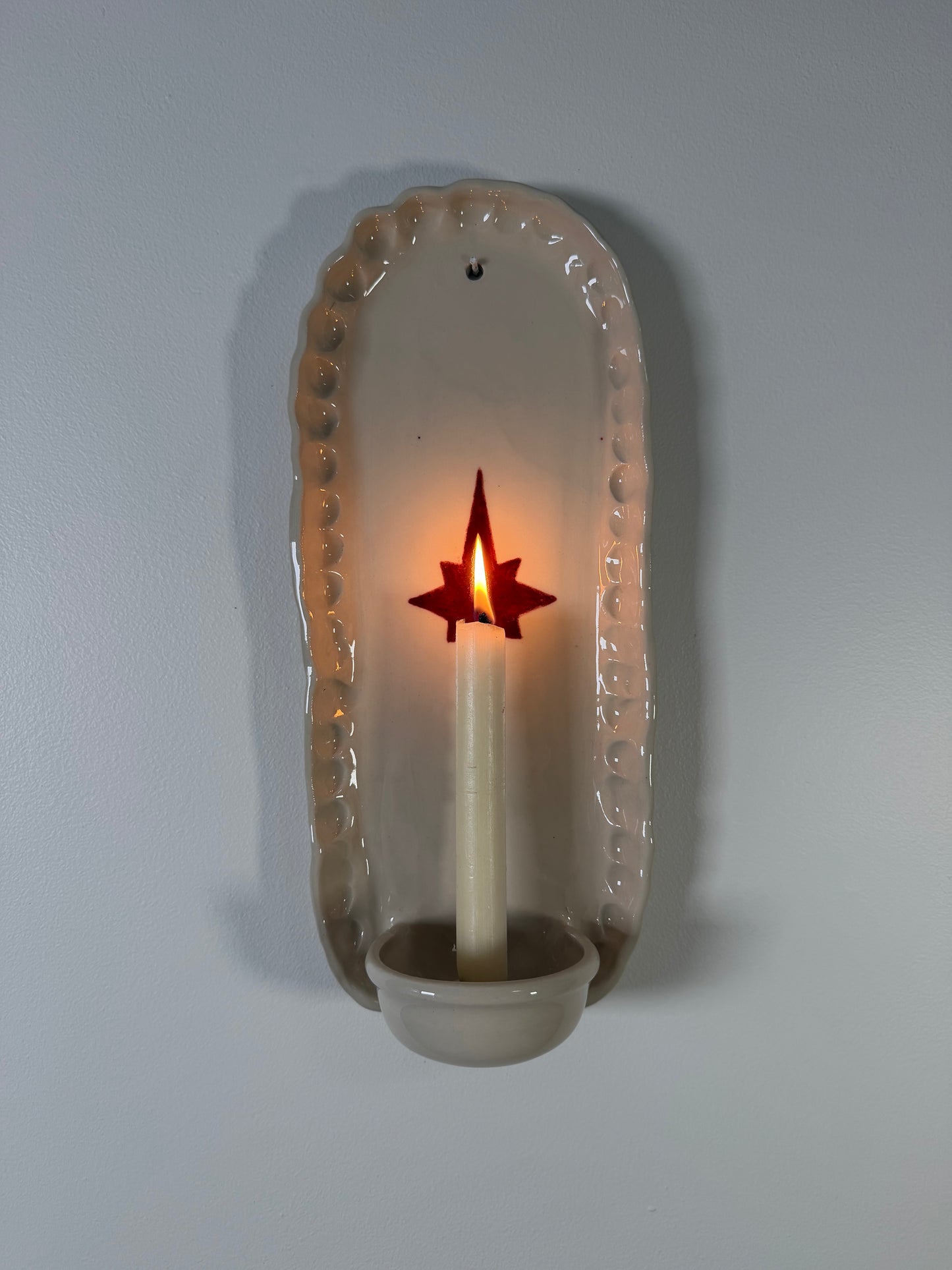 Sconce no. 2 Pinched Cherry Star