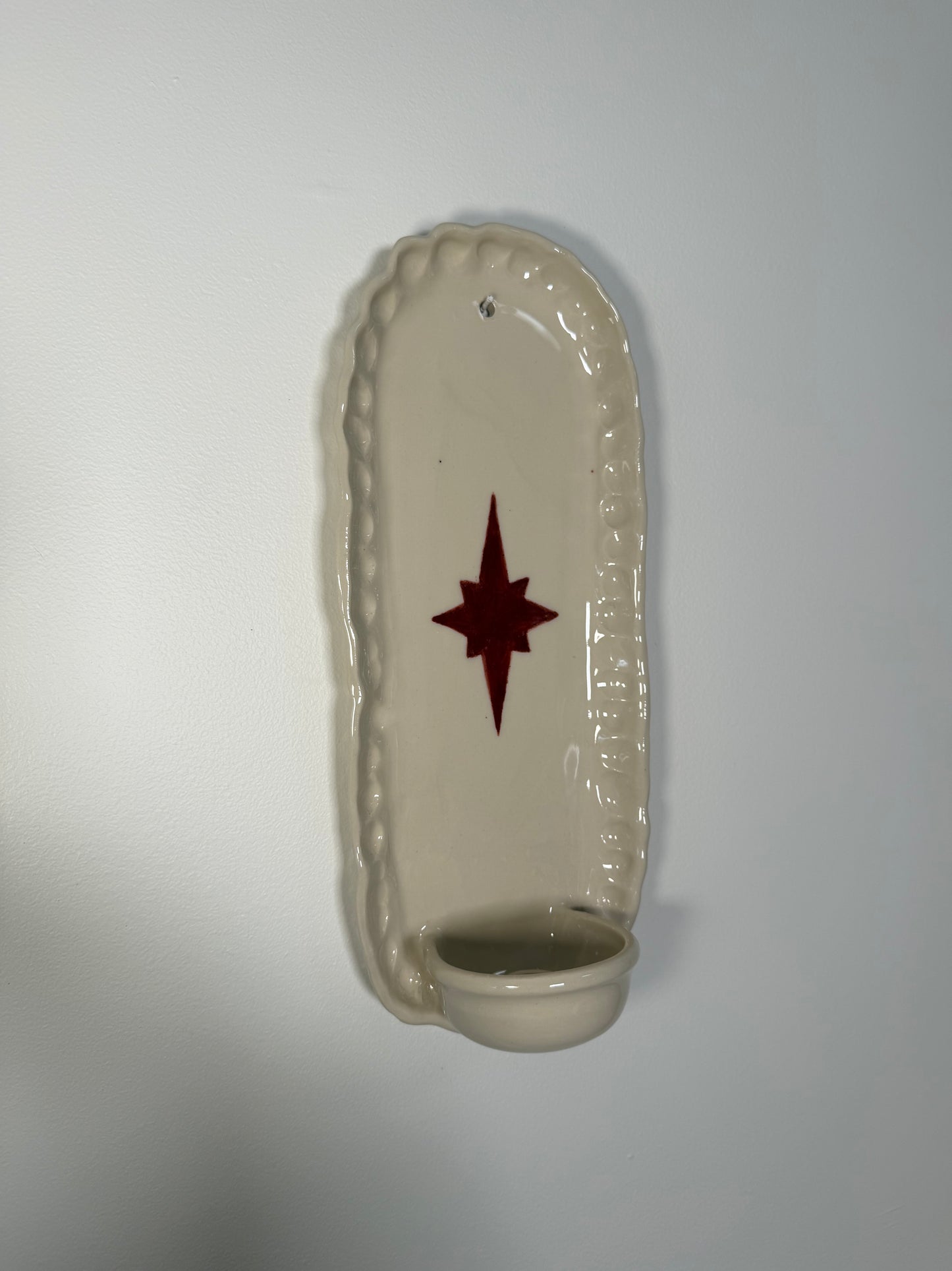 Sconce no. 2 Pinched Cherry Star