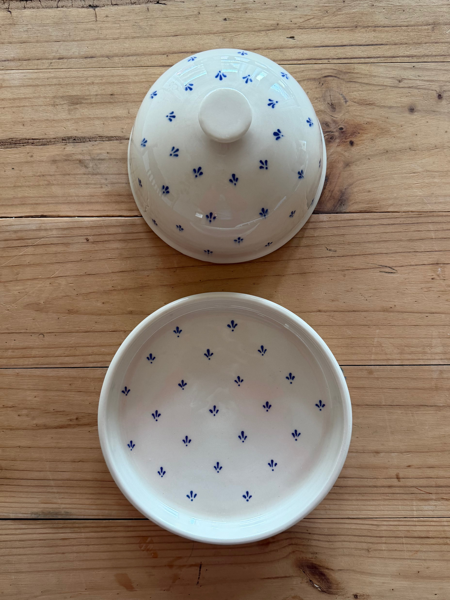 Palmette Butter Dish