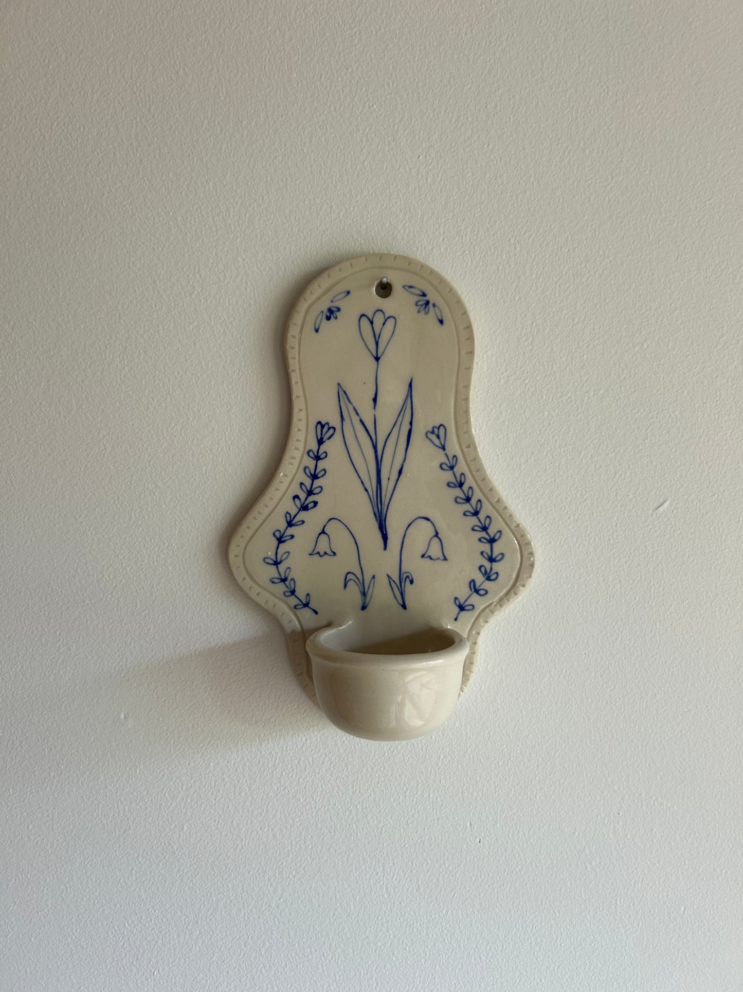 Folk Tea Light Candle Curved Sconce