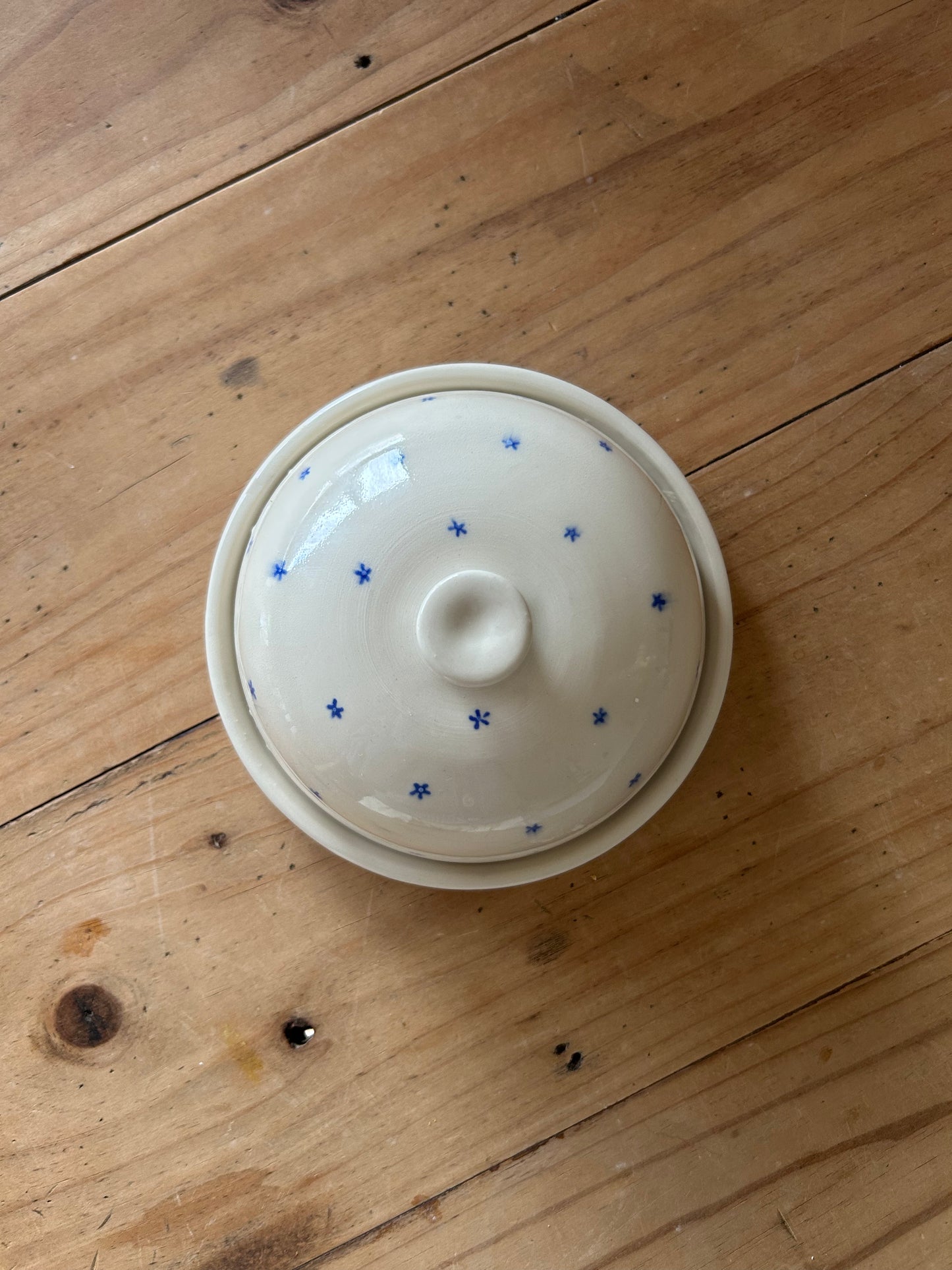 Sweet Floral Butter Dish