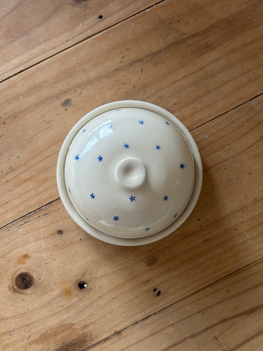 Sweet Floral Butter Dish