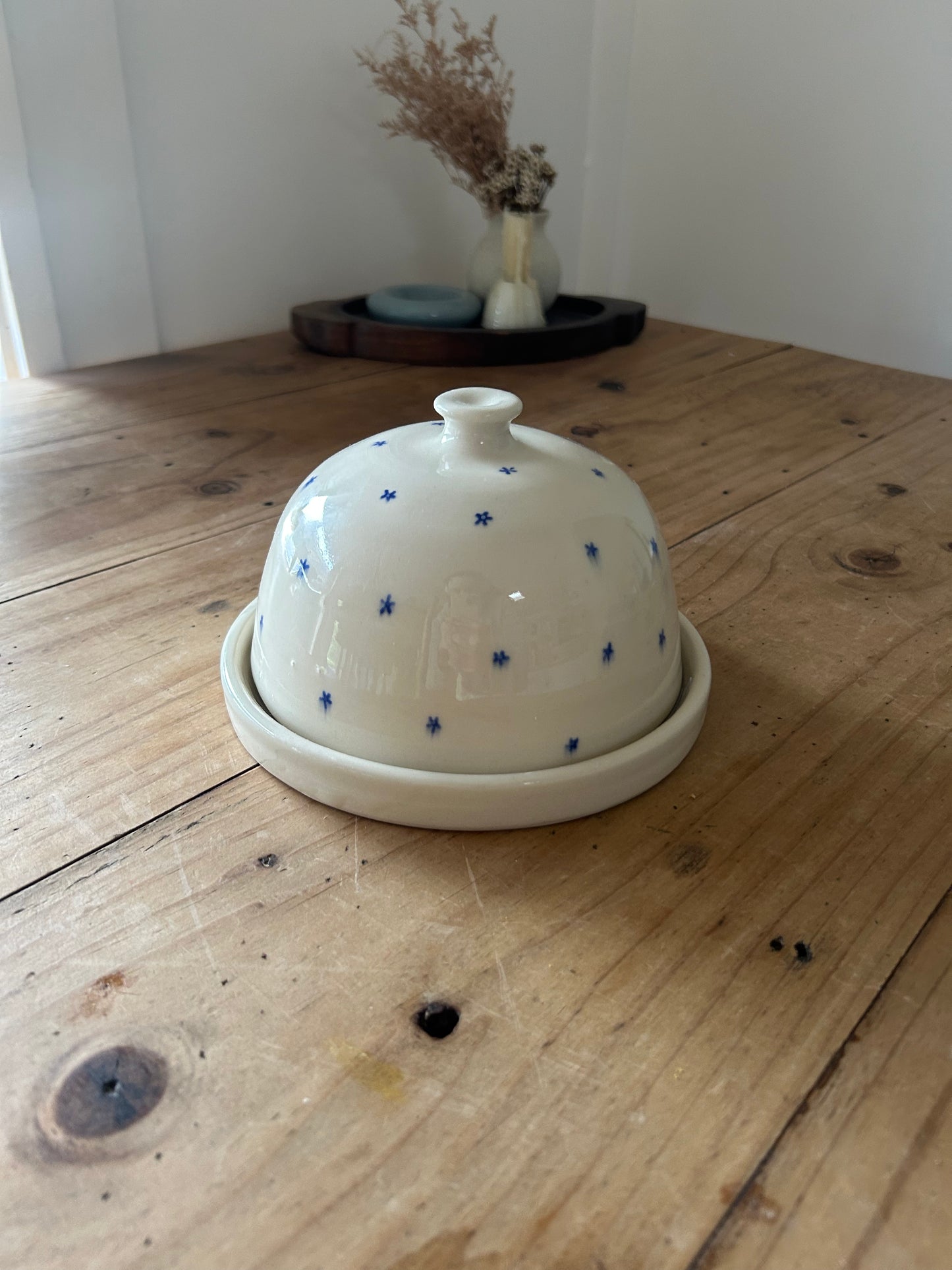 Sweet Floral Butter Dish