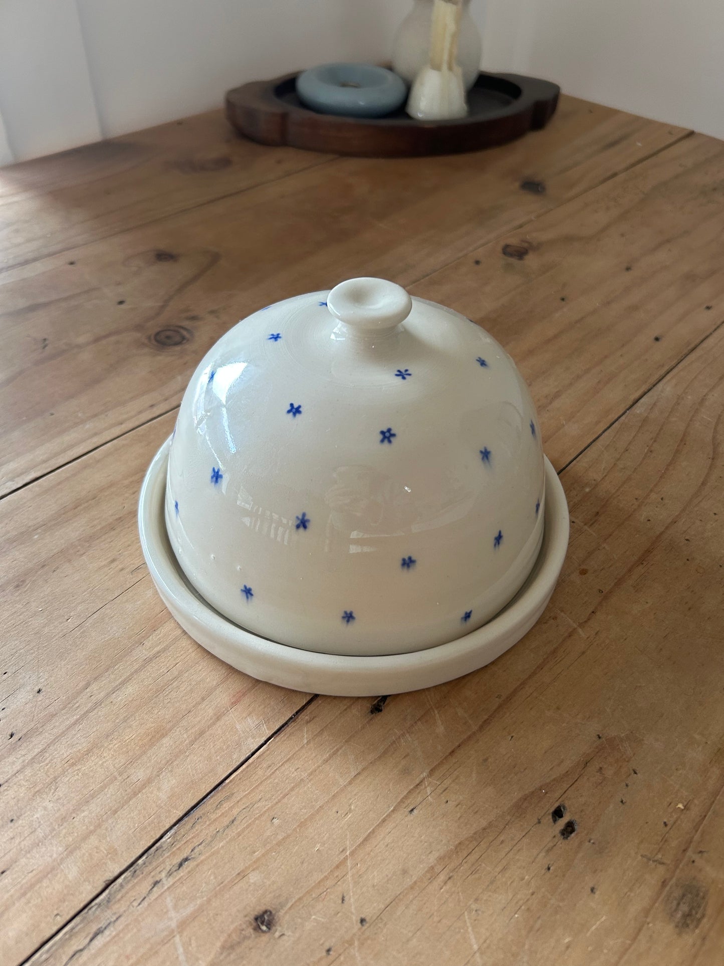 Sweet Floral Butter Dish
