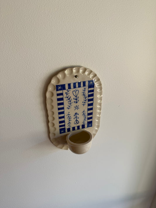 Folk Candle Tea Light Sconce