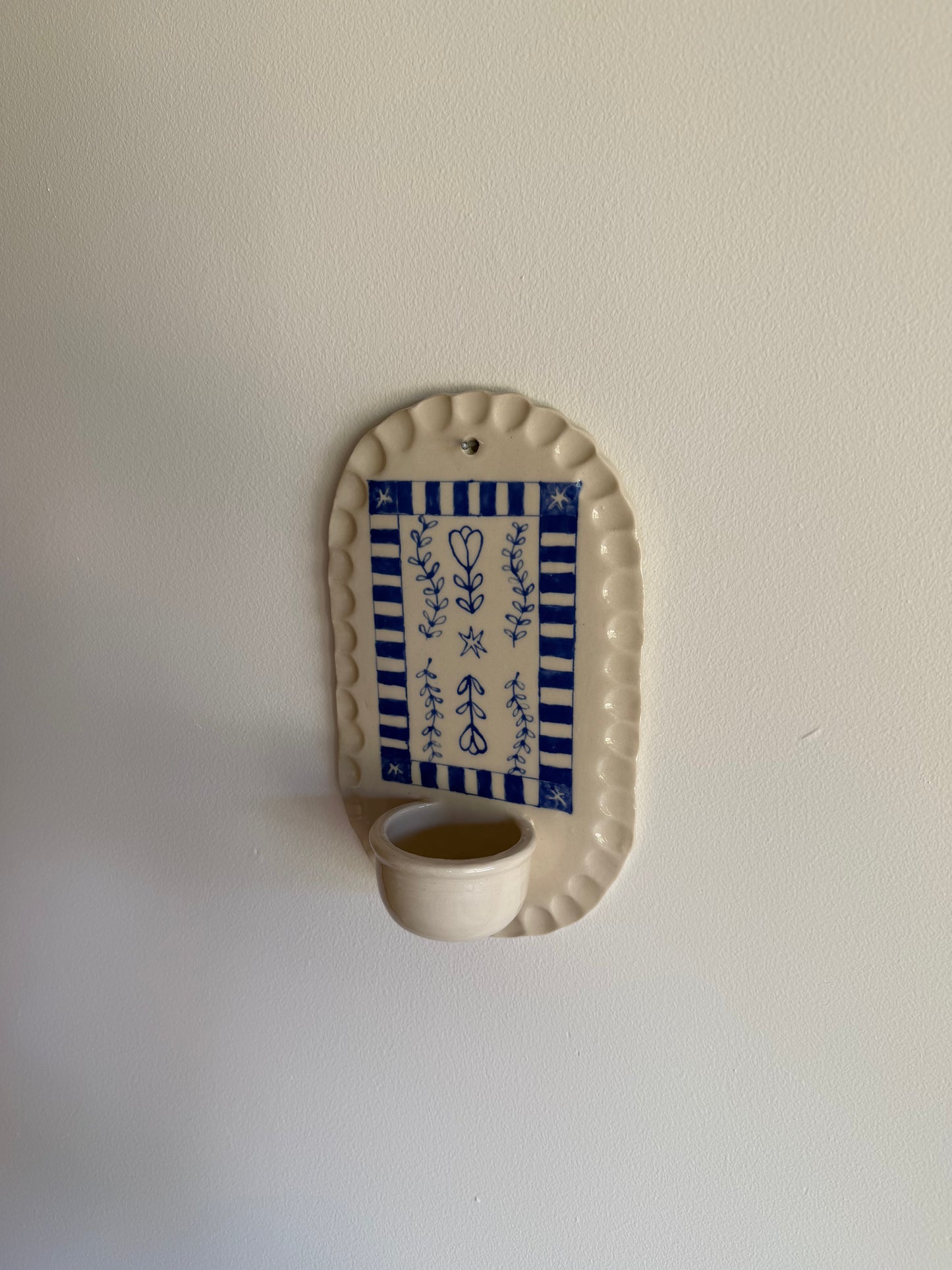 Folk Candle Tea Light Sconce