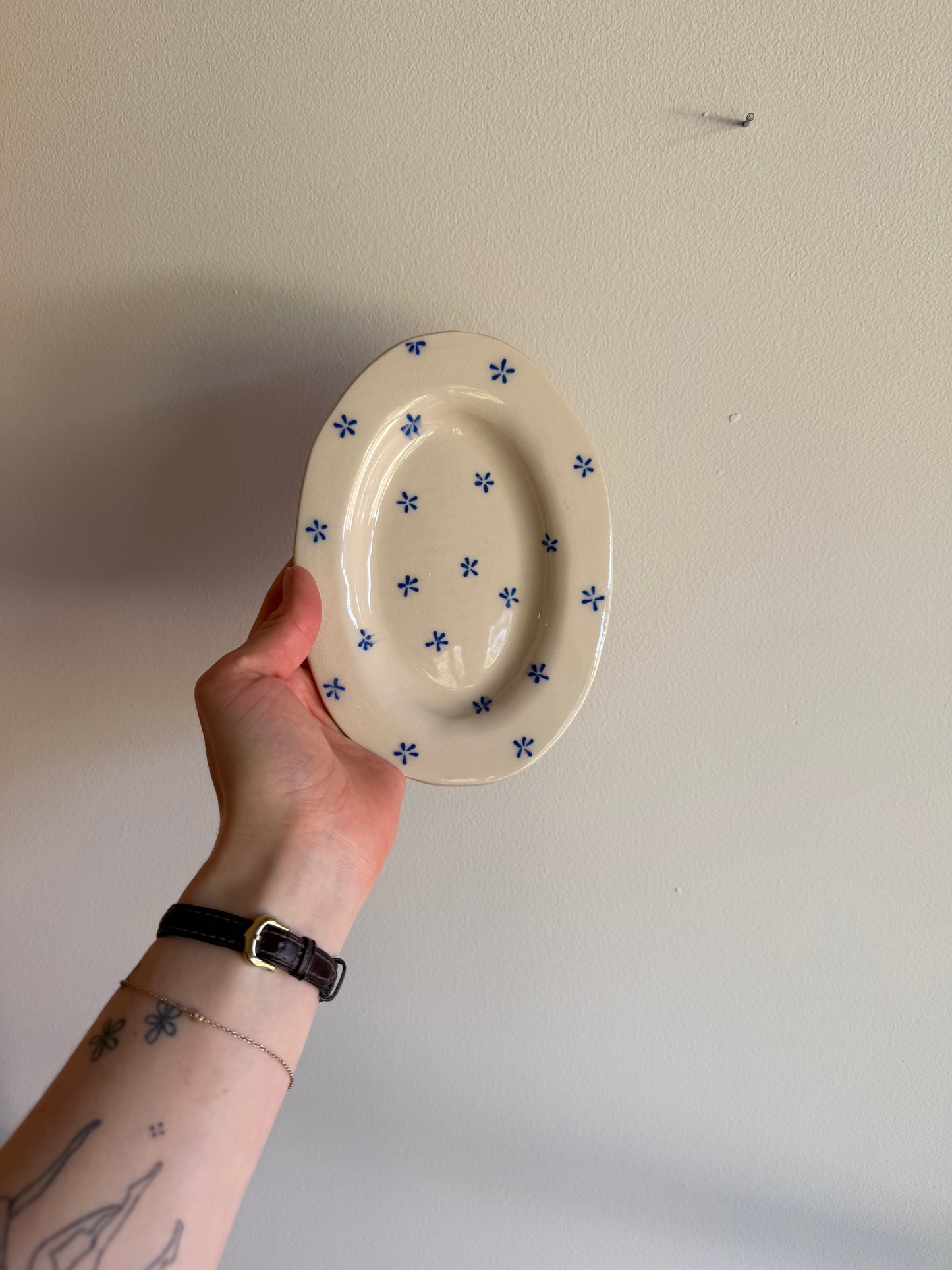 Sweet Floral Plate - Small