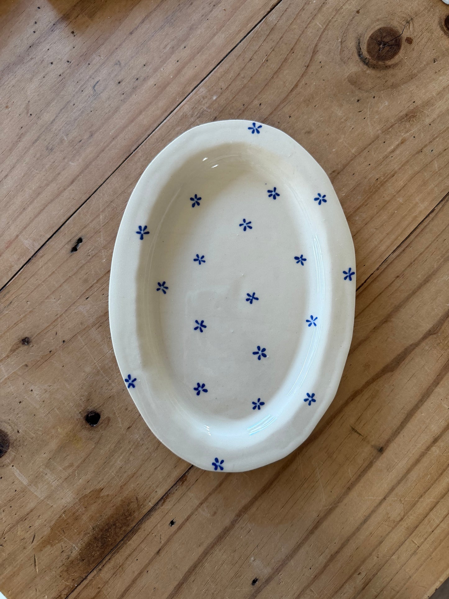 Sweet Floral Plate - Large