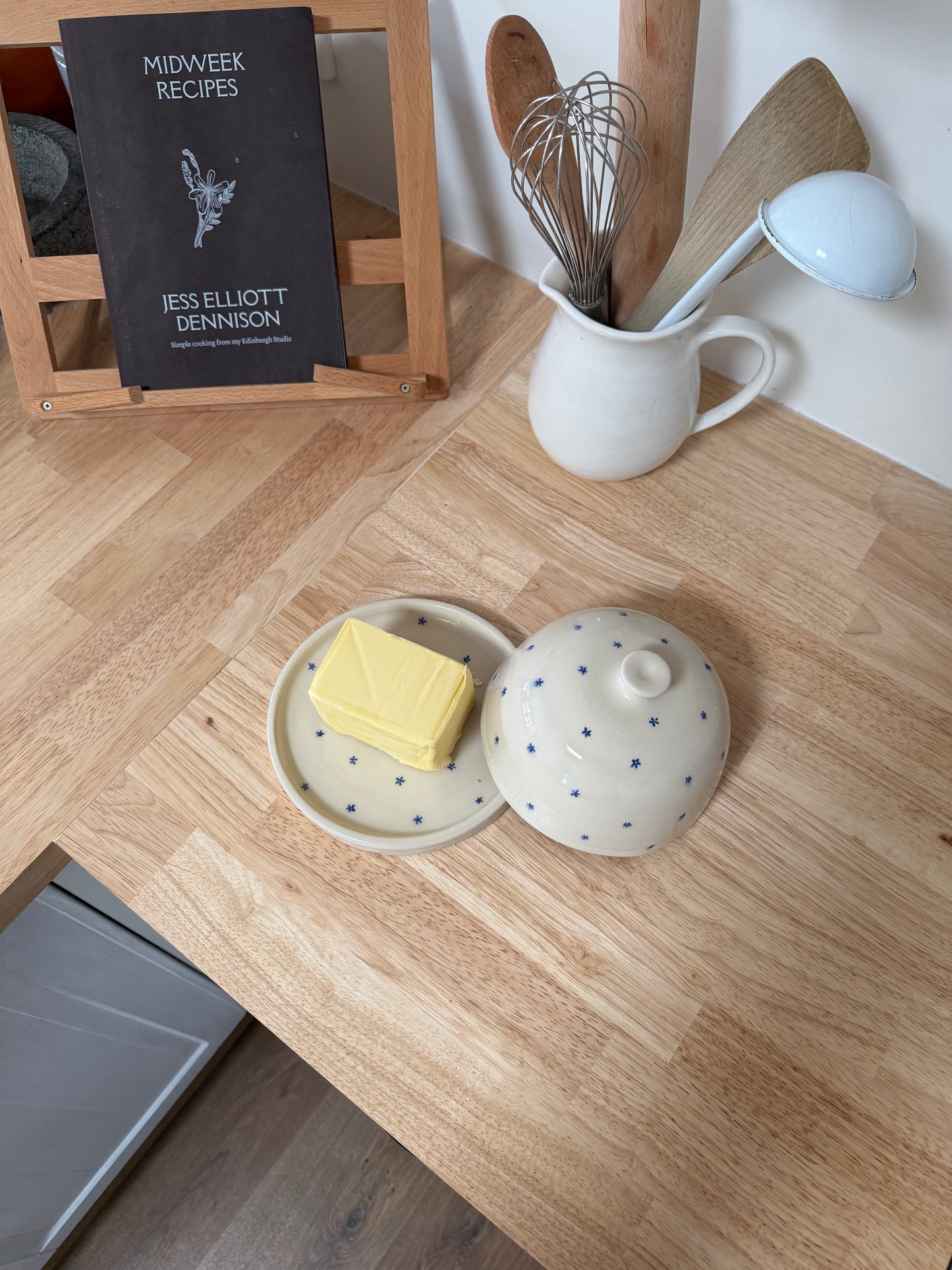 Sweet Floral Butter Dish