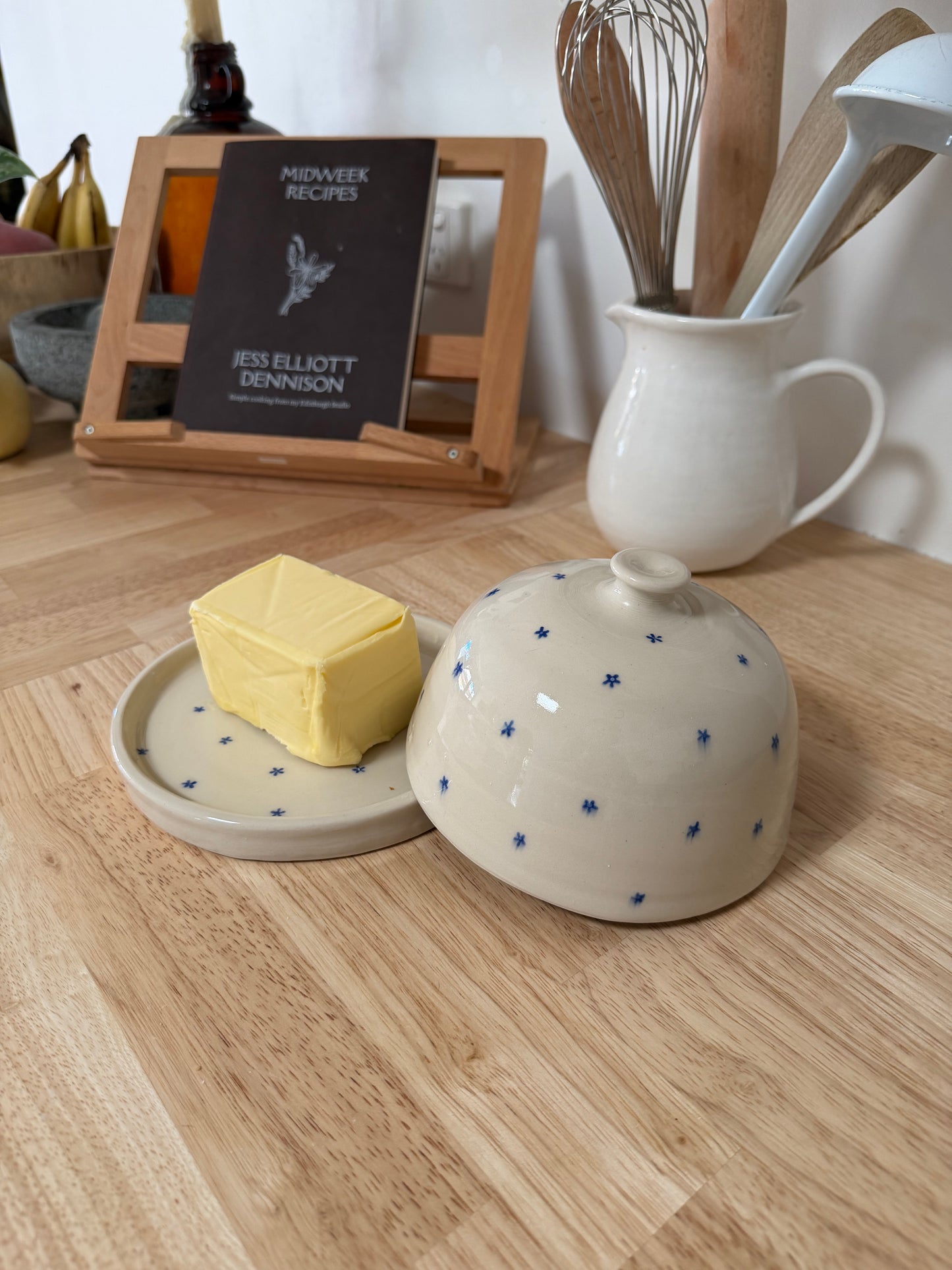 Sweet Floral Butter Dish