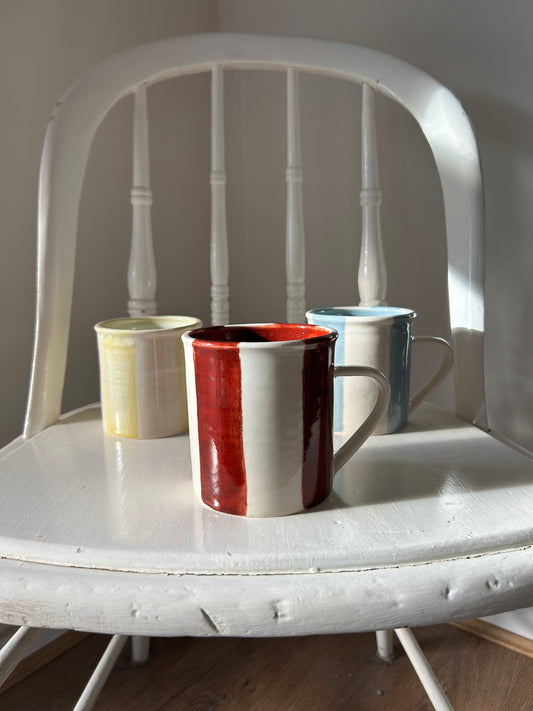 Stripe Mug - Cherry