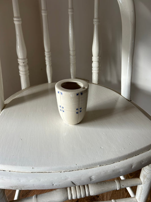 'Delft' On the Go Cup Turned Rim - Two Sizes
