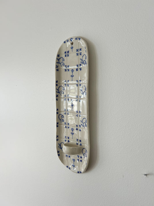 Delft Candle Sconce