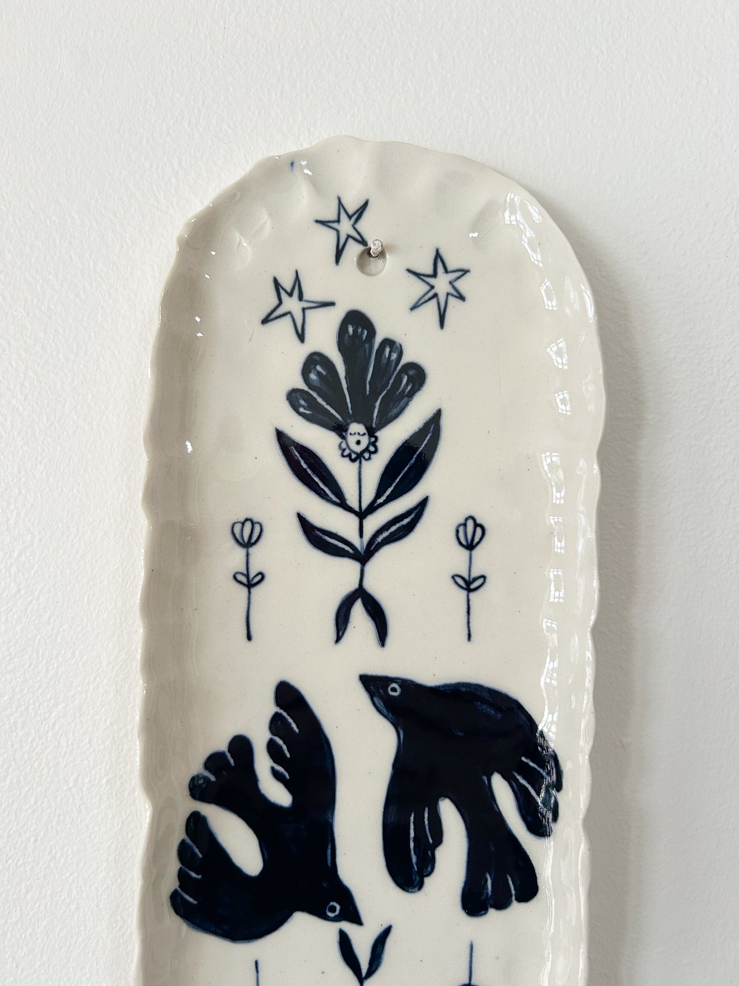 Blue Bird Candle Sconce